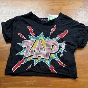 The Classic Black 'Zap' Kids T-Shirt